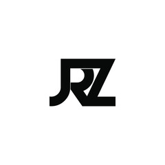 jrz letter original monogram logo design