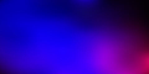 Dark blue, red vector gradient blur pattern.