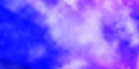 Light Pink, Blue vector backdrop with cumulus. Abstract illustration with colorful gradient clouds. Template for landing pages.