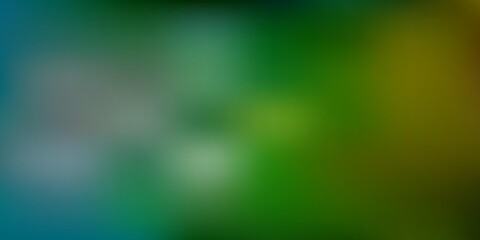 Light blue, green vector abstract blur template.