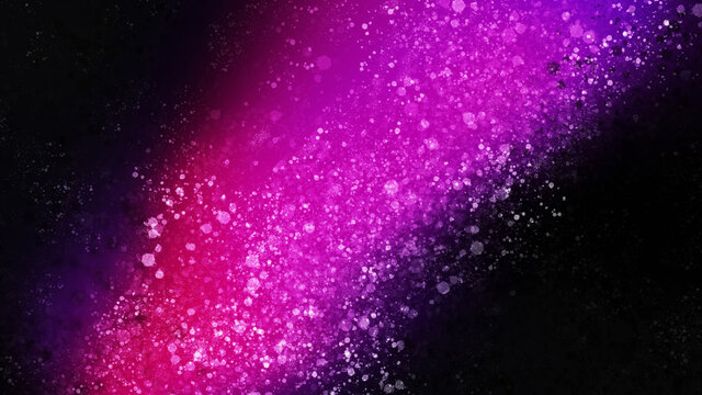 Abstract Purple Space Galaxy Line With Stars Background