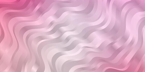 Light Pink, Yellow vector texture with curves. Colorful abstract illustration with gradient curves. Pattern for websites, landing pages.