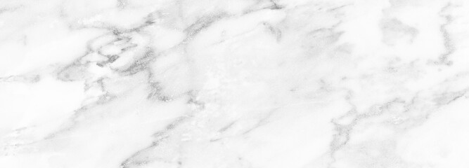 Obraz premium Marmurowy granit biały panorama tło powierzchnia ściany czarny wzór graficzny abstrakcyjny jasny elegancki szary na podłogę ceramiczny licznik tekstura płyta kamienna gładka płytka srebrny naturalny.