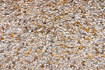 Small rocks backdrop for wallpaper, desktop background & more. Textured element. Multicolor gravel style. Beautiful saturated mineral colors.
