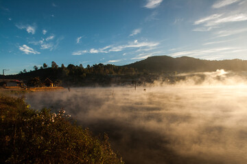 Baan Rak Thai, Village on the lake in Mea Hong Son Province, Thailand