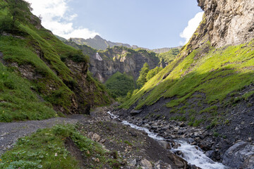 Schweiz Weisstannental Wandern