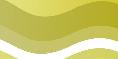 Light Yellow vector texture with curves. Colorful illustration, which consists of curves. Template for cellphones.