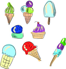 ice cream collection