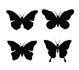 Butterfly icons  - vector