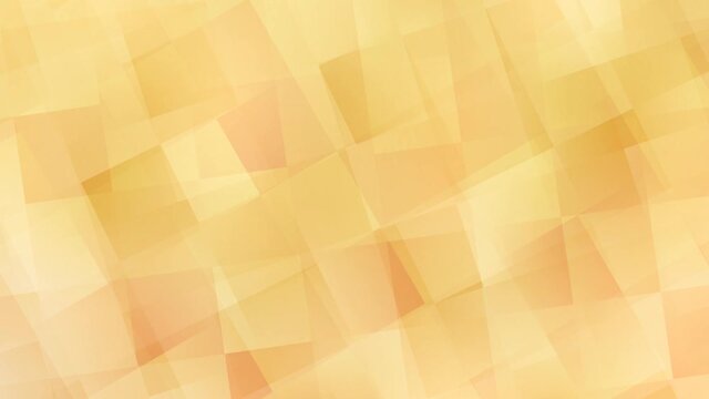 FULL HD looping light yellow polygon abstract background. Abstract holographic concept in motion style. Ultra HD film business advertising. 1920 x 1080, 60 fps. Codec Photo JPEG.