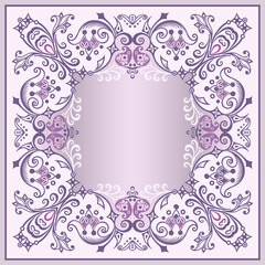 Vector floral ethnic ornamental illustration