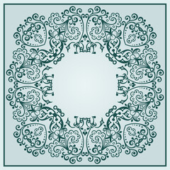 Vector floral ethnic ornamental illustration