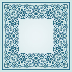 Vector floral ethnic ornamental illustration