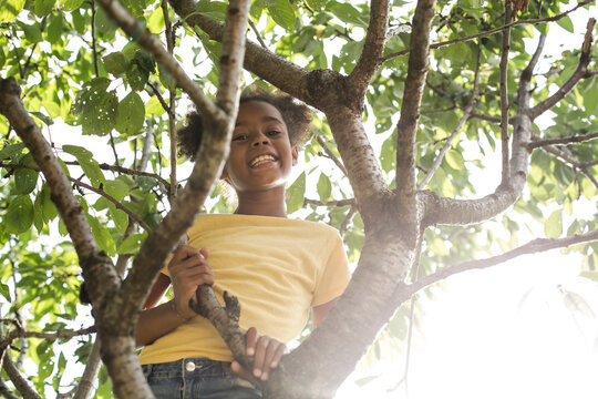 Little gardener in the nature
