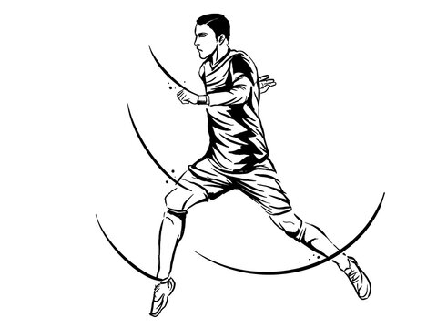recommend clip art: Soccer Football player