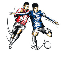 Soccer Football player