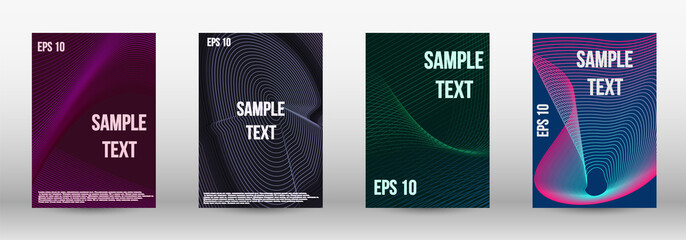 Geometric template with lines 