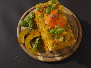 Kürbis-Lasagne