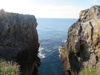 Fototapeta premium Beautiful cliffs of great size and spectacular beauty