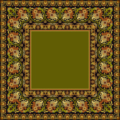 Vector decorative floral ethnic illustration