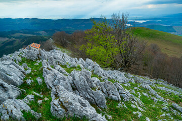 Orisol u Orixol mountain, Alava, Basque Country, Spain, Europe