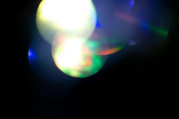 Light leak abstract overlay design element, natural lens flare