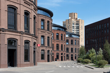 Old industrial buildings reconstructed into offices