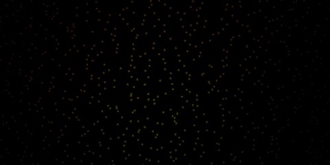 Dark Green, Yellow vector template with neon stars. Decorative illustration with stars on abstract template. Pattern for wrapping gifts.