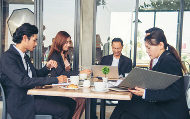 Group of people diversity multiethnic teamwork collaboration team meeting communication concept. Business people hands together diversity multiethic partner Business Meeting brainstorming 