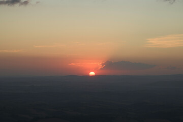 Sunset in the Mountains in Brazil
