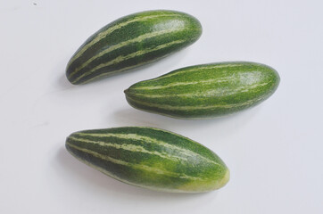 Pointed gourd with white background 