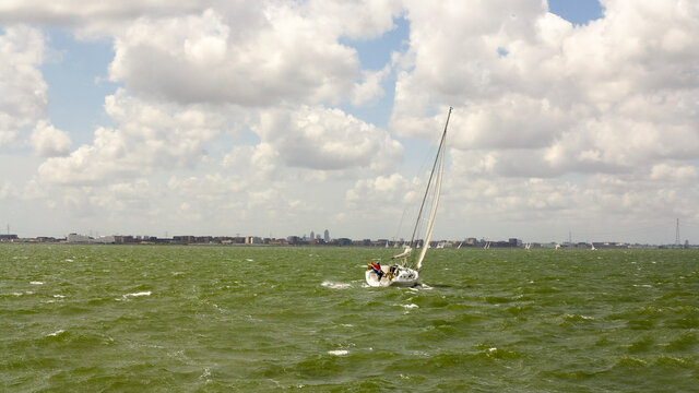 Man sailing