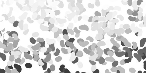 Light gray vector texture with memphis shapes.