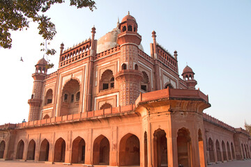 Fototapeta na wymiar Safdarjung's Tomb a sandstone and marble mausoleum in Delhi