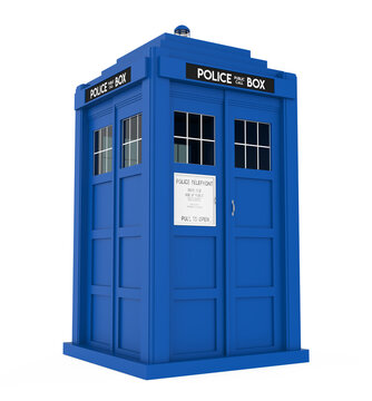 Police Box Isolated