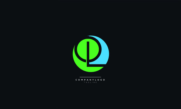 Letter OL LA O L Logo Alphabet Design Icon Vector Symbol