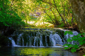 Fototapeta na wymiar Waterfall of the river Vrelo