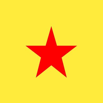 Texture image for background wallpaper with red star with yellow background 