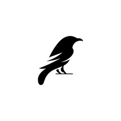 Raven logo template - Eps 10