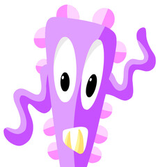 Collection of Mini Monster Fictional Imaginary Characters Cartoon