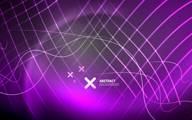 Abstract background - neon line design for Wallpaper, Banner, Background, Card, Book Illustration, landing page