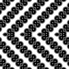 Design seamless monochrome zigzag pattern