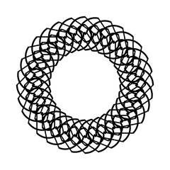 Design monochrome decorative element