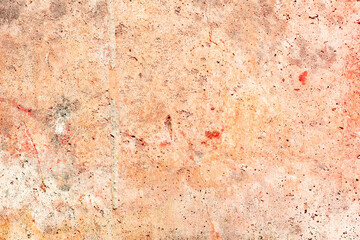 Texture of a concrete wall with cracks and scratches which can be used as a background