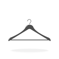 Coat Hanger Icon Vector Illustration Symbol
