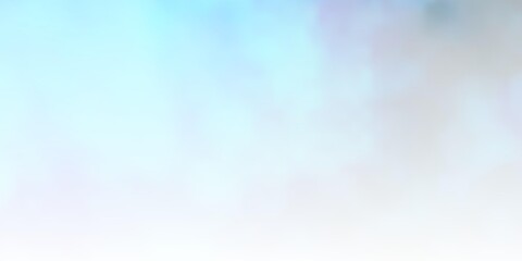 Light BLUE vector background with clouds. Illustration in abstract style with gradient clouds. Template for landing pages.