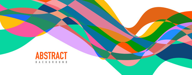 Fluid wave colorful abstract background. Dynamic colorful vibrant vector design