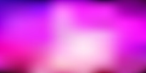 Dark purple, pink vector blur pattern.