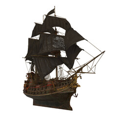 Sail Ship Isolated © nerthuz