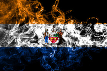 Albany city smoke flag, New Yor State, United States Of America